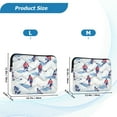 thumbnail image 4 of FORMRS 15"-15.6" Laptop Sleeve Protective Case Soft Carrying Quilted Computer Bag Cover, Ice Rink, 4 of 7