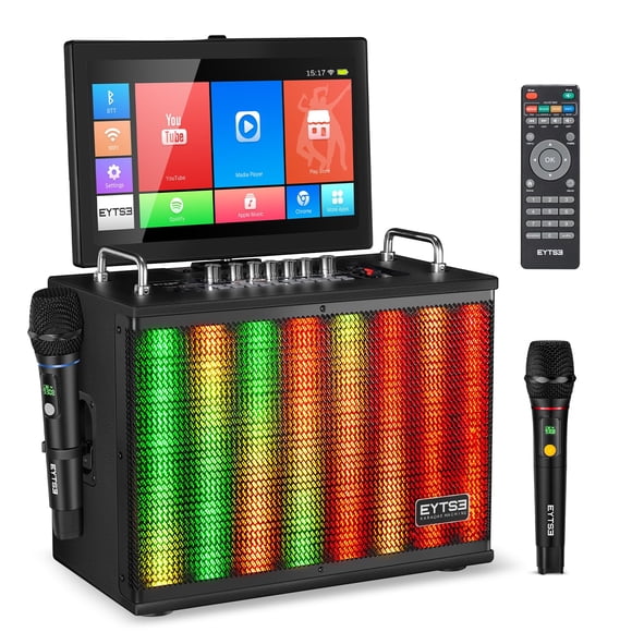 Máquina de karaoke EYTSE para adultos con pantalla de 14,1 pulgadas y 400 W