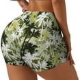 thumbnail image 2 of Naloa Hawaii Palms Biker Shorts for Women Seamless Scrunch Short Women’s Yoga Shorts for Gym Running Sport Shorts - Small, 2 of 9