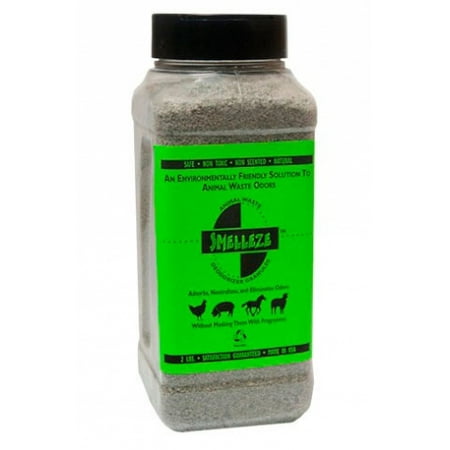 SMELLEZE Natural Animal Waste Odor Removal Deodorizer: 50 lb. Granules Rid Feces & Urine Stench