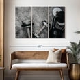 thumbnail image 3 of Elephant Stock Strength Training Equipment Wall Art - Horizontal Multi Panel Canvas - Living Room Wall Decor - Sports Multi Panel - Black And Gray Decor - 50" x 32", 3 of 8