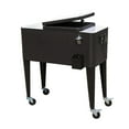 thumbnail image 4 of Outsunny Rattan Portable Rolling Ice Chest, 4 of 5