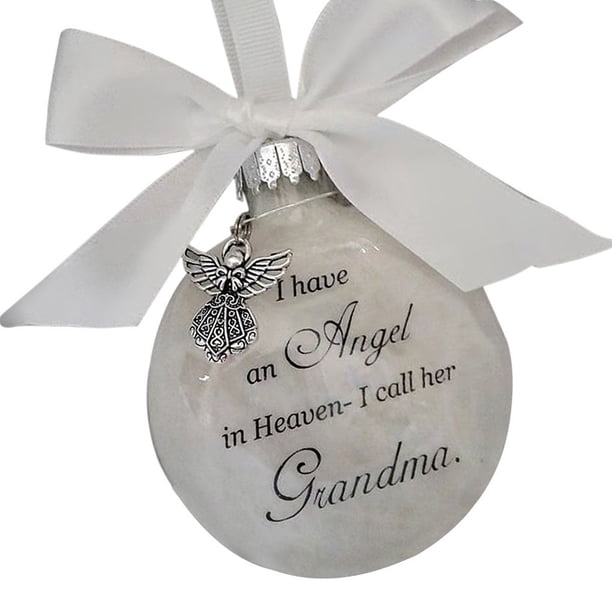 Toystoory Bola de decoración, adorno colgante de plástico, bola colgante de 8cm, decoración de árbol de Navidad para interiores, decoración Decoración del hogar abuela