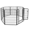ZENY 39"H 8 Panels Heavy Duty Metal Pet Dog Exercise Pen Kennel Fence