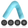 thumbnail image 4 of Fusipu Pregnancy Pillow Buttocks Leg Support Pregnancy Pillow, 4 of 7