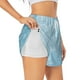 thumbnail image 1 of Balery Snowflake Snowing Pantalones cortos deportivos para mujer con forro y dos bolsillos, elásticos, para entrenamiento, gimnasio, yoga-Medium, 1 of 7