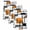 Orange, variant on Sage Green Geometric Kitchen Towels Set of 1, Black Grey Abstract Striped Modern Art Absorbent Dish Towels for Kitchen, Microfiber Hand Towel, Quick Drying Tea Towel for Cleaning Dishcloths