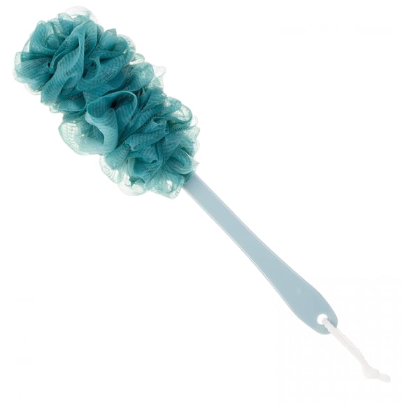 ACDANC Back Scrubber for Shower,Loofah Long Handle Bath Body Brush,Soft Nylon Mesh Sponge for Shower,Loofah On a Stick for Men Women,Exfoliating Scrub Cleaning Luffa for Elderly Blue