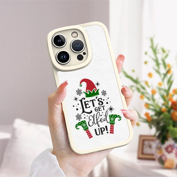 Funda de teléfono de goma TPU con patrón de dibujos animados elegante y protectora para la serie iPhone