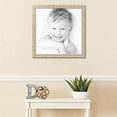thumbnail image 2 of 24x24 inch silver picture , this 1.75 inch wood poster  is silver and black - comes with 060 plexi glass and corrugated backing (womd11242-24x24), 2 of 2
