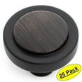 thumbnail image 1 of 25 Pack - Cosmas 8101ORB Oil Rubbed Bronze Cabinet Hardware Round Knob - 1-5/16" Diameter, 1 of 1