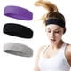thumbnail image 1 of Diadema deportiva que absorbe el sudor de 3 piezas para hombres y mujeres, adecuada para hacer ejercicio, baloncesto, correr, tenis, gimnasio, 1 of 5