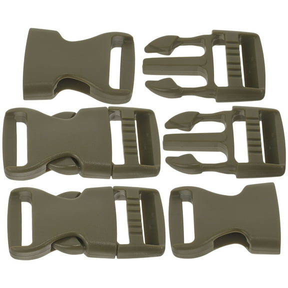 4 Pcs Hiking Belt Buckles Adjustable Quick Side Release Travel