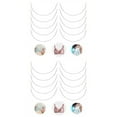 thumbnail image 1 of 12 Pares de de de material acero Inoxidable Hechos BLESIY Reemplazo de sujetador con aro, 1 of 8