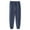 Navy Pant for Men, variant on Men’s Cuffed Drawstring Casual Pants Long Leg Lightweight Fabric Practical Pockets Wear for Urban Outings Leisure Time White M
