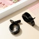 thumbnail image 5 of 2 pinzas para el cabello redondas con dientes internos, pinzas de cola de pez, sujeta-coletas, pinzas para el cabello de alta tensión (negras), 5 of 7