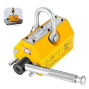 INTBUYING 881lbs/400kgs Steel Magnetic Lifter Permanent Lift Magnet for Hoist Shop Crane Block Board