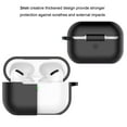 thumbnail image 6 of Case for Airpods Pro, Hisdou Airpod Pro Case Cover for Apple AirPods Pro (2019), Cute Protective Silicone Case Accessories with Pompom Keychain for Women Girl, Black, 6 of 7