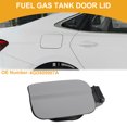 thumbnail image 2 of Tapa de la puerta del tanque de combustible para Audi A6 C7 2012-2018 Cubierta de la tapa del llenado de combustible Tipo de tornillo No.4GD809907A Primer ABS, 2 of 6