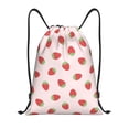 thumbnail image 1 of Gaeub Strawberry Drawstring Backpack Bag Sport Gym Sackpack Heavy Duty String Backpack for Men Women-Medium, 1 of 6