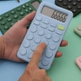 thumbnail image 3 of Calculadora de bolsillo CUTICAT mini calculadora multicolor portátil 8 bits AZUL, 3 of 8