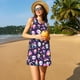thumbnail image 3 of Disketp Skull mushroom space para Vestido sin Mangas para Mujeres, Vestidos de Verano para Mujeres, Casual y Holgado para la Playa, 3 of 7