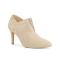 thumbnail image 1 of Unique Bargains Women's Rhinestones Stiletto Heel Ankle Booties Beige (Size 6), 1 of 7