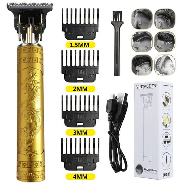 T9 Rasuradora Trimmer Perfiladora Cortadora de Pelo Cabello Maquina De Afeitar Electrica Profesional Maquina para Cortar Cabello Gao Jiahui unisex Walmart en linea