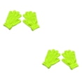thumbnail image 2 of Minnieouse 1 par de guantes para niños, guantes delicados para mantener el calor al aire libre, accesorio de ropa sencillo y práctico para Amarillo fluorescente 2Conjunto, 2 of 6