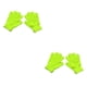 thumbnail image 4 of Minnieouse 1 par de guantes para niños, cubierta de mano, accesorio de ropa para ropa de invierno, verde Amarillo fluorescente 2piezas, 4 of 6