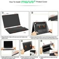 thumbnail image 6 of Mosiso Case for MacBook Pro 16 inch Case 2024-202 M4 M3 M2 M1 A3403 A3186 A2991 A2780 A2485 Pro Max Chip, Hard Cover Shell for New Pro 16 inch + Keyboard Cover, Crystal Black, 6 of 6