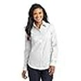 thumbnail image 3 of Port Authority ®  Ladies Superpro   Oxford Shirt. L658 L White, 3 of 4