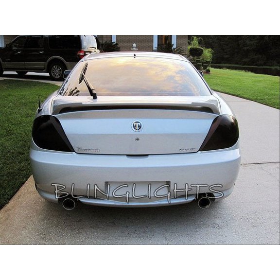 For Hyundai Tiburon Tinted Smoked Tail Lamps Light Overlays Film Protection