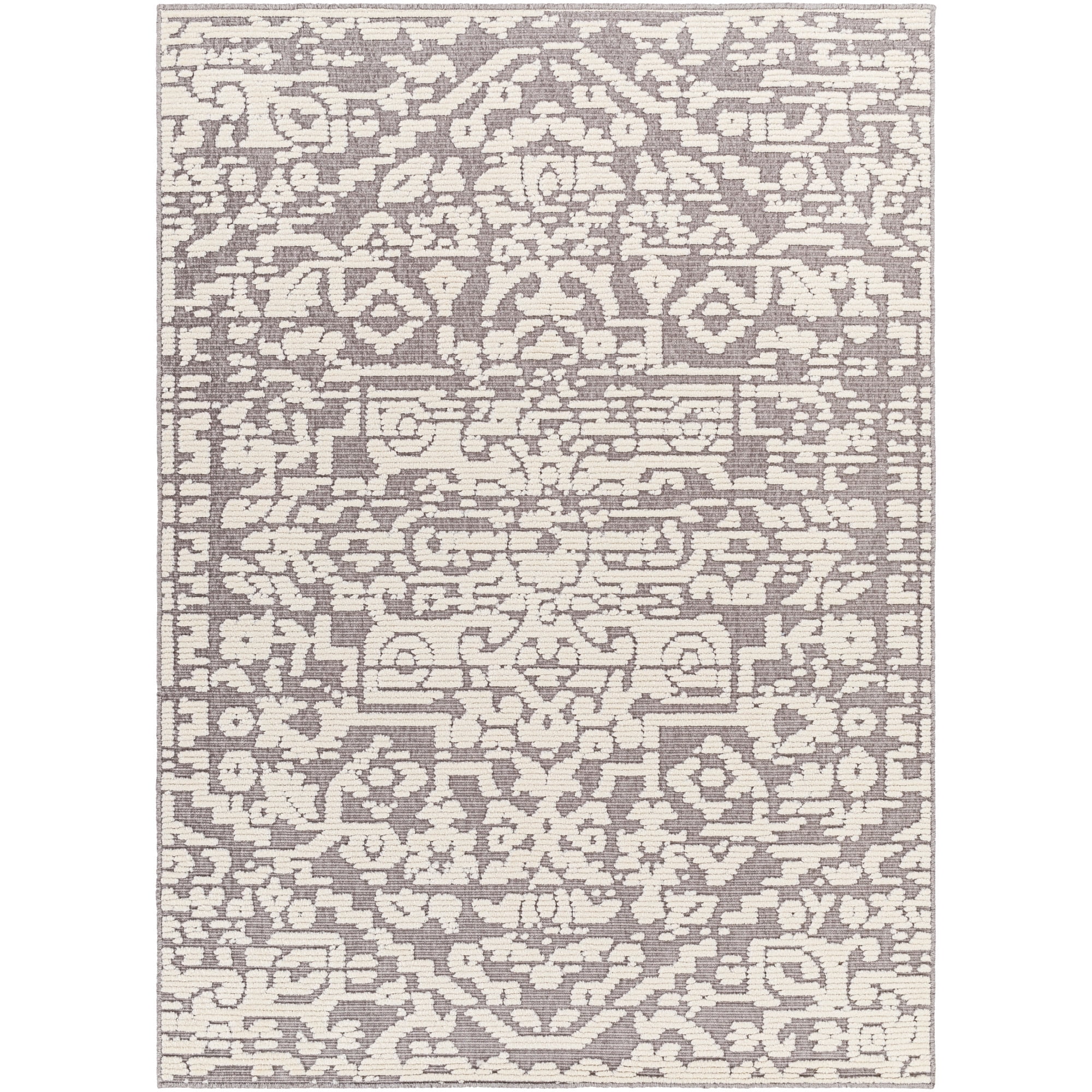 Artistic Weavers  Gray/Cream 2'6" x 8'  Machine Washable Runner Area Rug