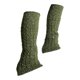thumbnail image 1 of Calentadores de pierna de patinaje figurado altos calcetines calientes calientes calcetines de calcetines de patinaje de cable para entrenamiento de Verde, 1 of 8