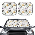 thumbnail image 2 of Haiem Colorful Poodle Dog Car Windshield Sun Shade (2 Pieces) Foldable Windshield Sun Shade Car Accessories for Truck SUV Pickup-Small, 2 of 7
