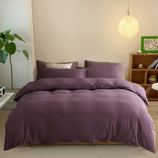 Elegant Mauve Bliss Queen Comforter Set Luxurious Soft Bedding Sets
