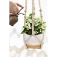 thumbnail image 4 of Macrame Plant Hanger,1 Pcs Plant Hanger Rope Hanging Planter Indoor Hanging Plant Holder Hanging Planters & Baskets with 4 Legs, Stand Flower Pot Holder for Home, 4 of 7