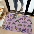 thumbnail image 2 of Purple Butterfly Colorful Wing Pattern Door Rugs,Washable Non Slip Door Mats Indoor,Decorative Door Mats,Entry Mat Indoor for Entrance,Bedroom,Kitchen,Bathroom,20"x32", 2 of 6