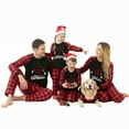 thumbnail image 5 of YWDJ Matching Christmas Outfits Toddler and Infant 3T Red Fashion Christmas Parent Child Set Plaid Print Homewear Pajamas Two Piece Child Set, 5 of 7