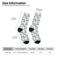thumbnail image 2 of Honeii Colorful Hat Snowman Print Adult Socks,Crew Socks,Casual Calf Socks,Daily Wear Socks for Men & Women, Perfect for Sports, Casual and Everyday Use, 2 of 6