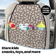 thumbnail image 3 of Uemuo Cute Rabbit Printed Car Back Seat Protector,2 Pcs Backseat Car Organizer, Kick Mats Back Seat Protector , Back Seat Organizer for Kids, 3 of 8