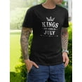 thumbnail image 6 of Tstars Mens Kings are Born in July - Birthday Gift for Men T-Shirt, 6 of 7