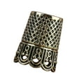 thumbnail image 4 of Dedal De Costura, Dedal Duradero Para La Yema Del Dedo, Para Acolchar, Accesorios De Bordado, Dorado SM SunniMix dedal de costura, 4 of 8
