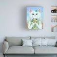 thumbnail image 2 of Canvas Wall Art - Christine Rotolo 'Wildflower Cats 3' Wall Art for Living Room, Bedroom, or Office Décor by Trademark Fine Art - 14 x 19 Inches, 2 of 4