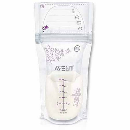 Philips AVENT 6-oz Breast Milk Storage Bags, 50-Count, BPA-Free