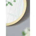 thumbnail image 4 of Gzxs 20inch Round Wall Mirror for Bathroom, Circle Vanity Mirror for Wall Decor, Wooden Frame for Entryway Bedroom Living Room, Cream, 4 of 8