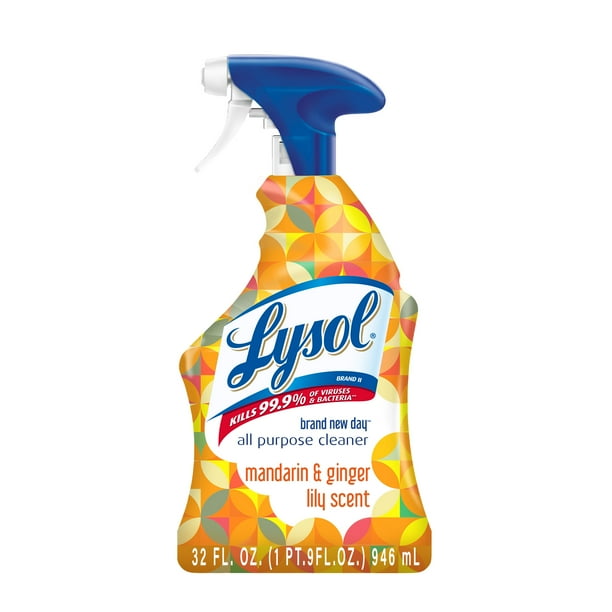 Lysol All Purpose Cleaner Spray, Mandarin & Ginger Lily, 32 oz, Brand
