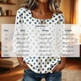 thumbnail image 3 of Fewfanhot Womens Tops 3/4 Length Sleeve with Button Casual V Neck Summer Outfits Fall Fashion Spring Clothes, 3 of 6