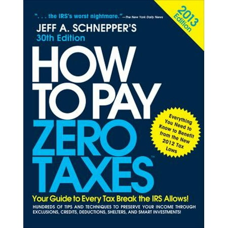 How to Pay Zero Taxes
